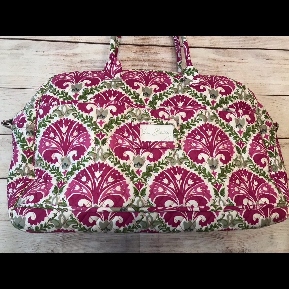 Vera Bradley Iconic Wkndr Retired Julep Tulip EUC